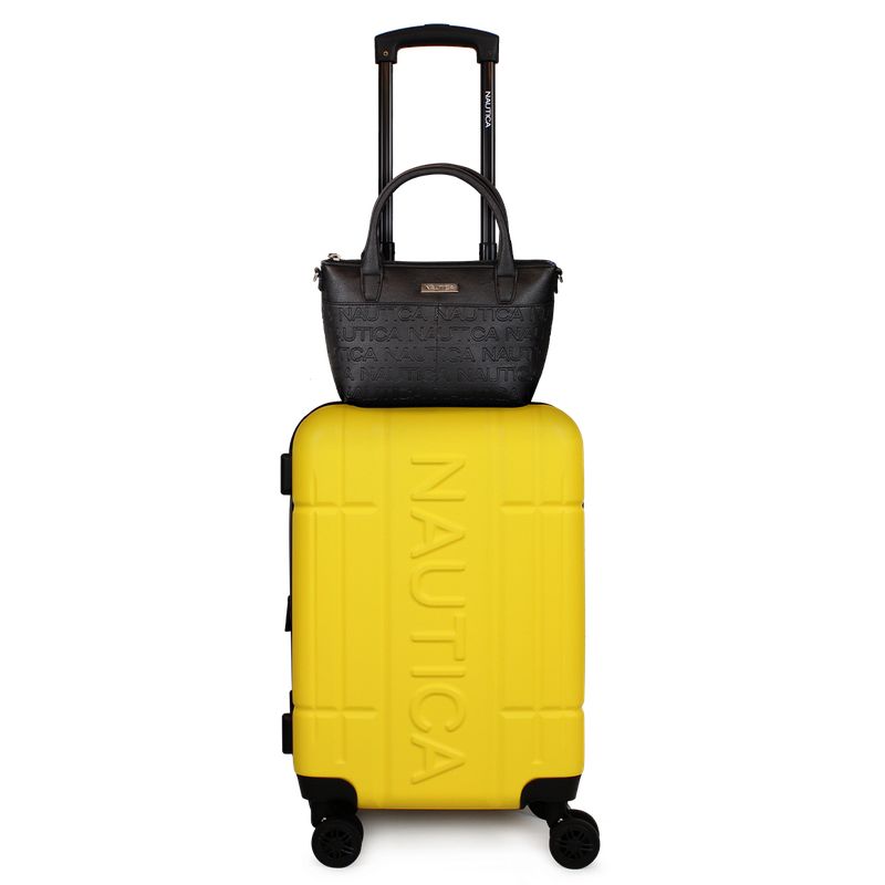 NAUTICA - Pack Nautica Maleta cabina Amsterdam Yellow 10kg + Bolso Delray