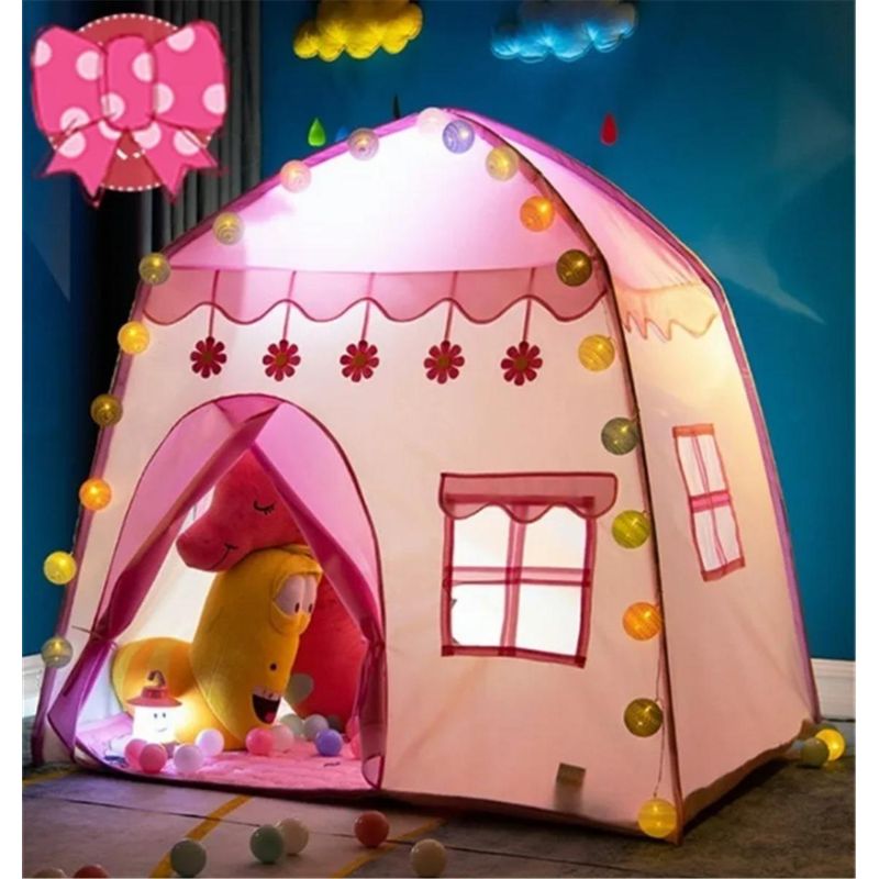 GENERICO - Castillo de Sueños: Carpa Plegable para Niñas y Niños