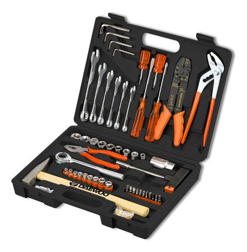 Kit Herramientas Dahts100 100 Pzs Maletin Negro