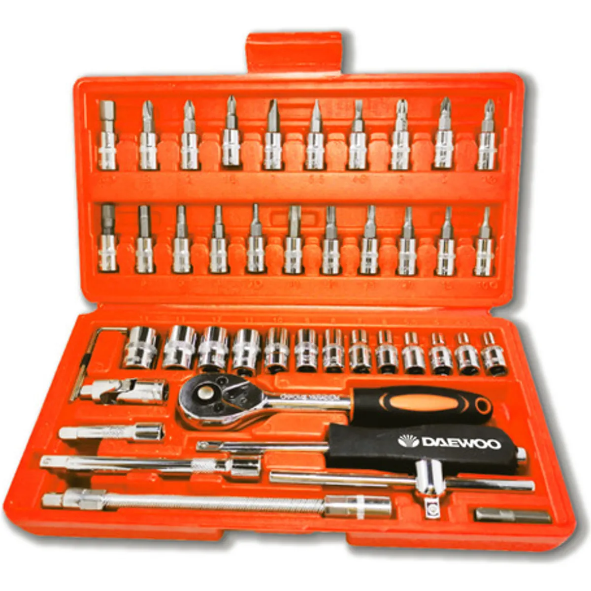 DAEWOO - Kit Set De Herramientas Dados Daewoo Dahts046-d 46 Piezas