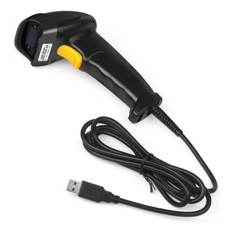 GENERICO - Lector de Códigos de Barras Laser USB Ergonómico y Rápido