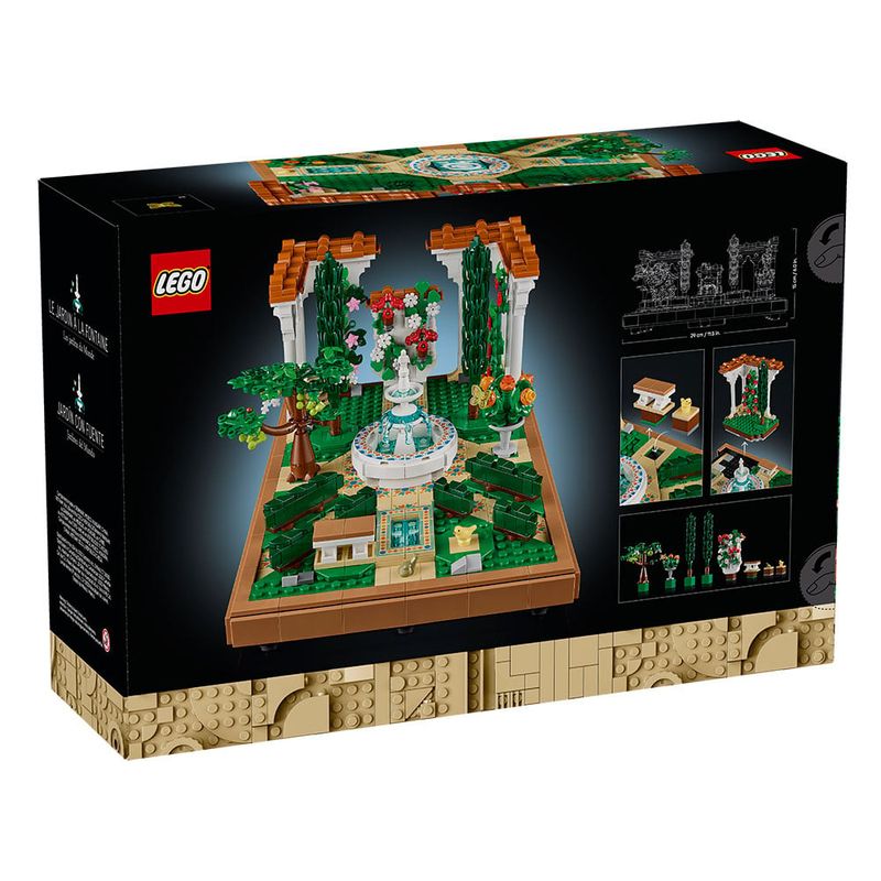 LEGO - LEGO Jardín con Fuente (10359)