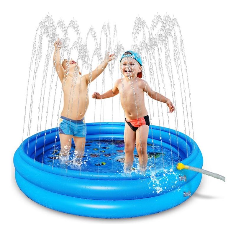 GENERICO - Alfombra Inflable de Agua con Aspersor para Niños