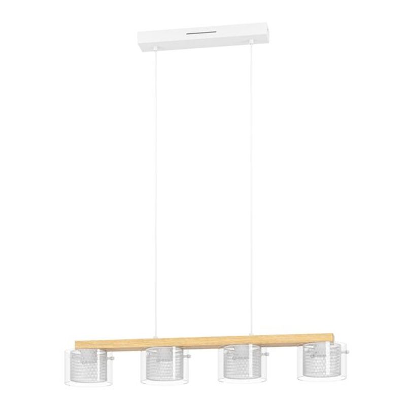 EGLO - Lámpara Colgante Portico Acero Led inclusive 4X4W IP20 Cod900881