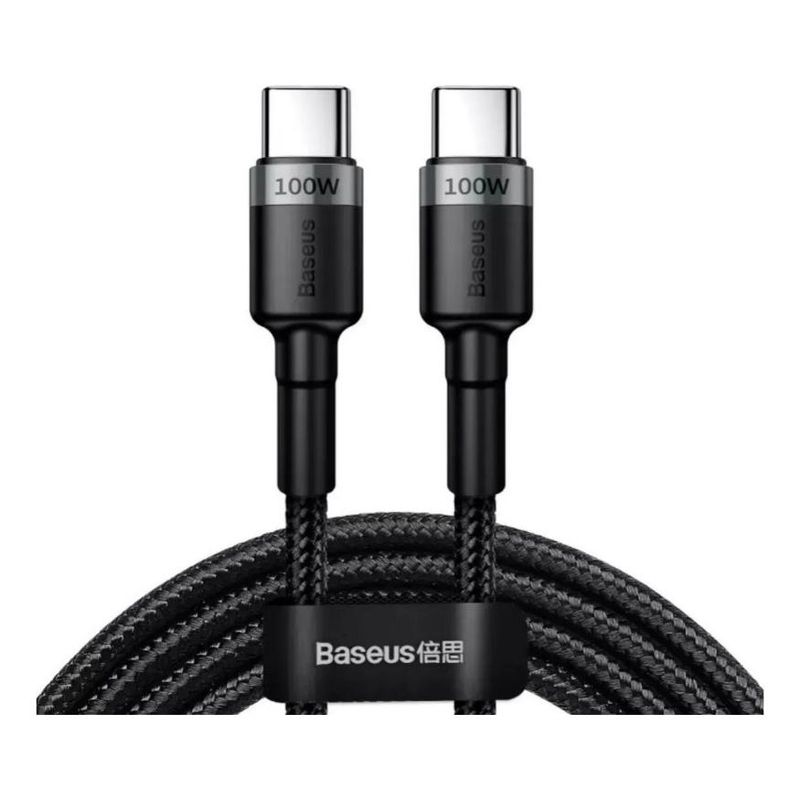 GENERICO - Cable USB-C 2m 100W para carga y transferencia rápida