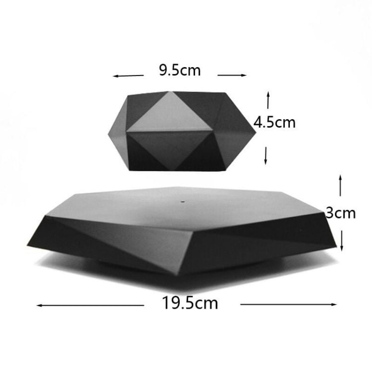 CRUSEC - Macetero Con Levitación Magnética Decoración Moderna