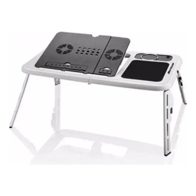 GENERICO - Base Portátil Ajustable para Notebook en Cama Color Blanco
