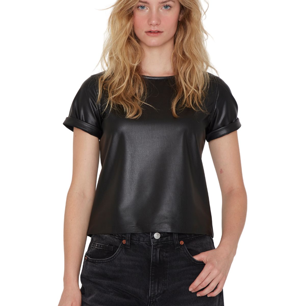 JACINTA TIENDA - Polera Kylie Negra Jacinta Tienda