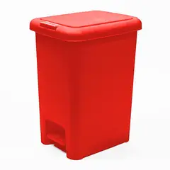 GENERICO - Basurero 20 Litros con pedal Rojo