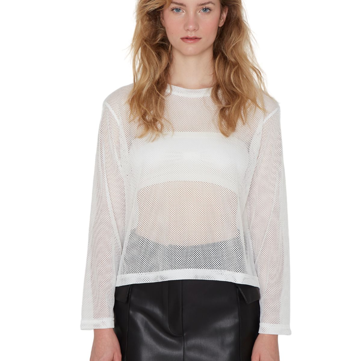 JACINTA TIENDA - Polera Red blanca Jacinta Tienda