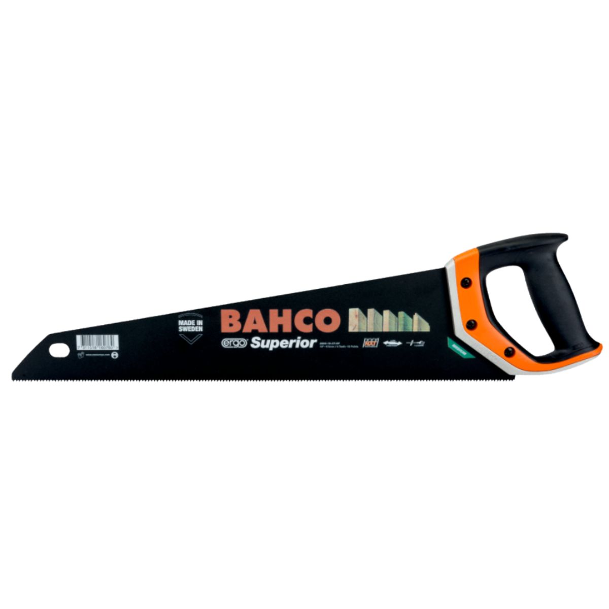 BAHCO - Serrucho Ergo Superior Yeso Madera 475mm Bahco 2600-19-xt-hp