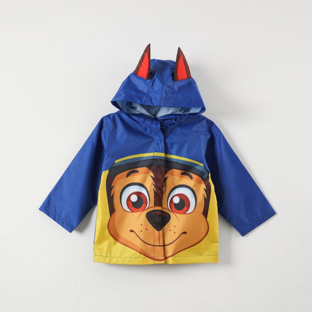 PAW PATROL - Chaqueta Impermeable Niño Chase Orejitas Azul Paw Patrol