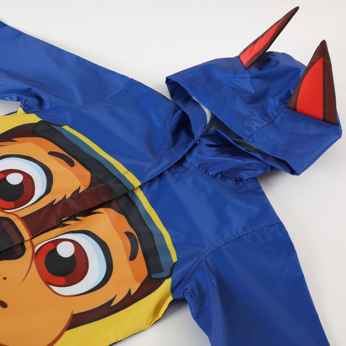 PAW PATROL - Chaqueta Impermeable Niño Chase Orejitas Azul Paw Patrol