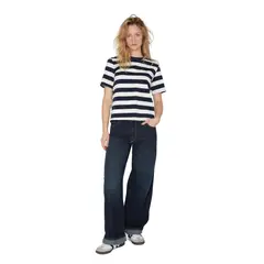 JACINTA TIENDA - Polera Aspen rayas azul