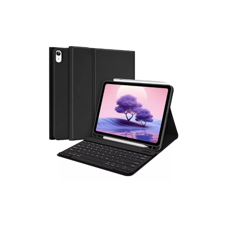 GENERICO - Funda Para iPad Air 11 M2 2024 Con Teclado Español Ñ