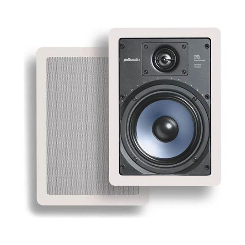 POLK AUDIO - Par de parlantes empotrados rectangular POLKAUDIO RC65I