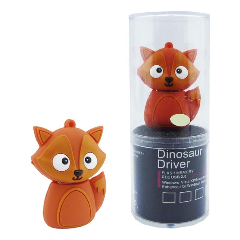 GENERICO - Pendrive Metal de 8GB en Figuras Surtidas, Pack 4 Unidades