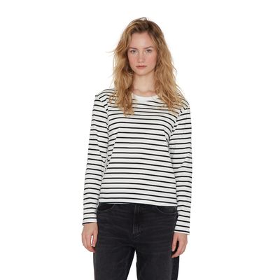 Imagen 1 del producto Polera Alaska rayas blanca