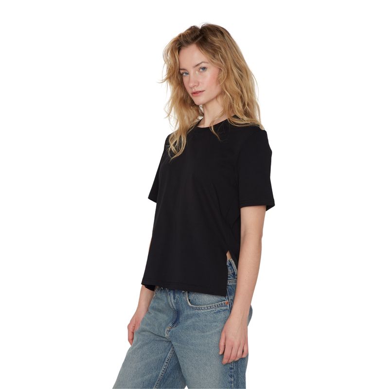 JACINTA TIENDA - Polera Austin Negra Jacinta Tienda