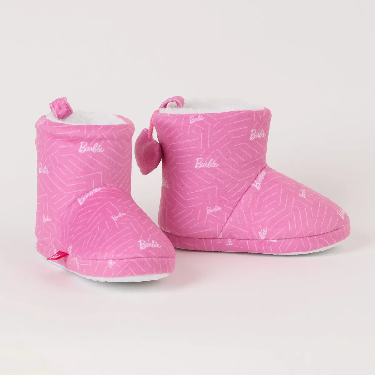 BARBIE - Pantufla Niña Pompom Rosado Barbie