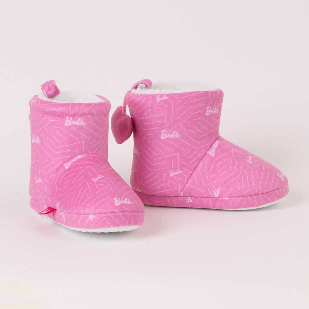 BARBIE - Pantufla Niña Pompom Rosado Barbie