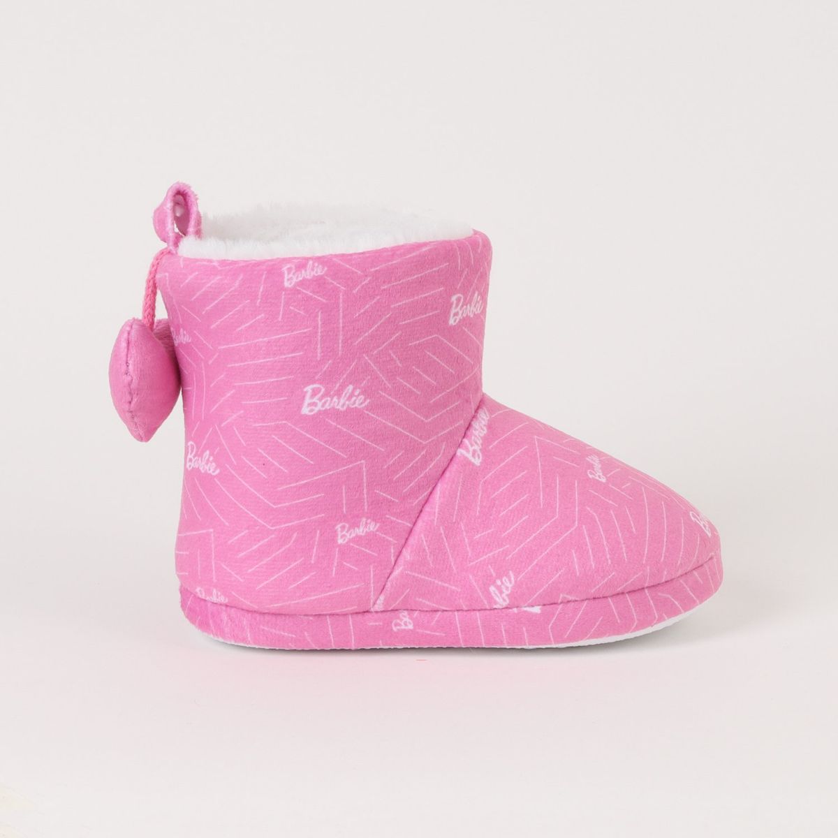BARBIE - Pantufla Niña Pompom Rosado Barbie