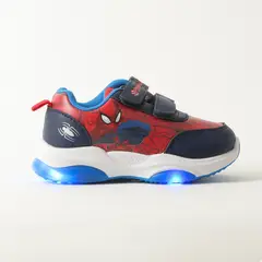 MARVEL - Zapatilla Con Luces Niño Spiderman Webfoot Rojo