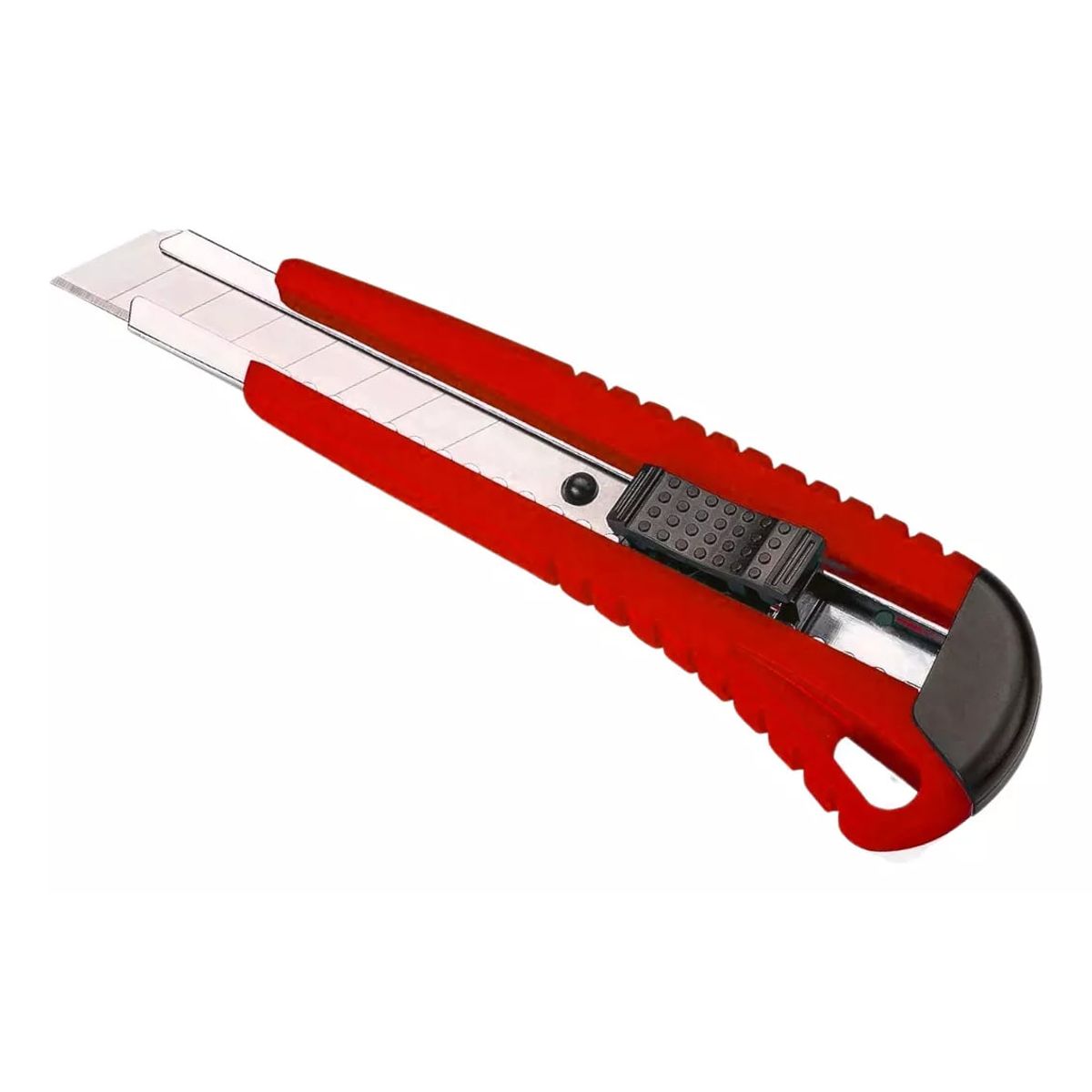 GENERICO - Cutter Corta Cartón Hoja De 18mm Cambiable Facil De Cortar