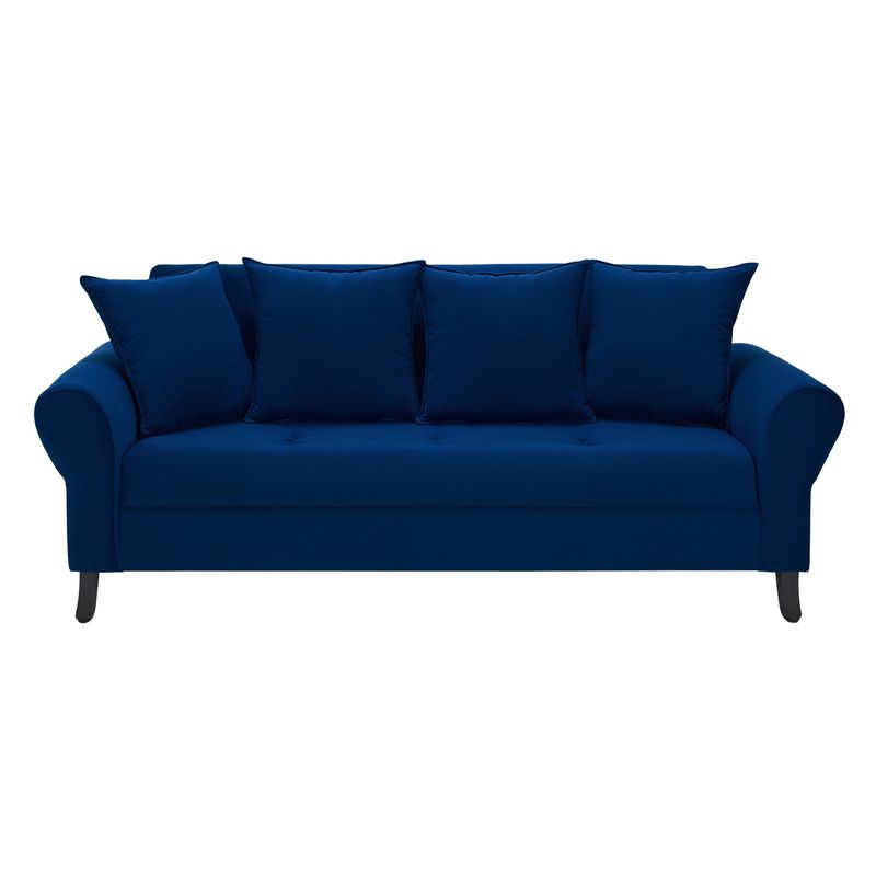 BODEVIR - Sofa Lua 3C Felpa 20 Azul Marino