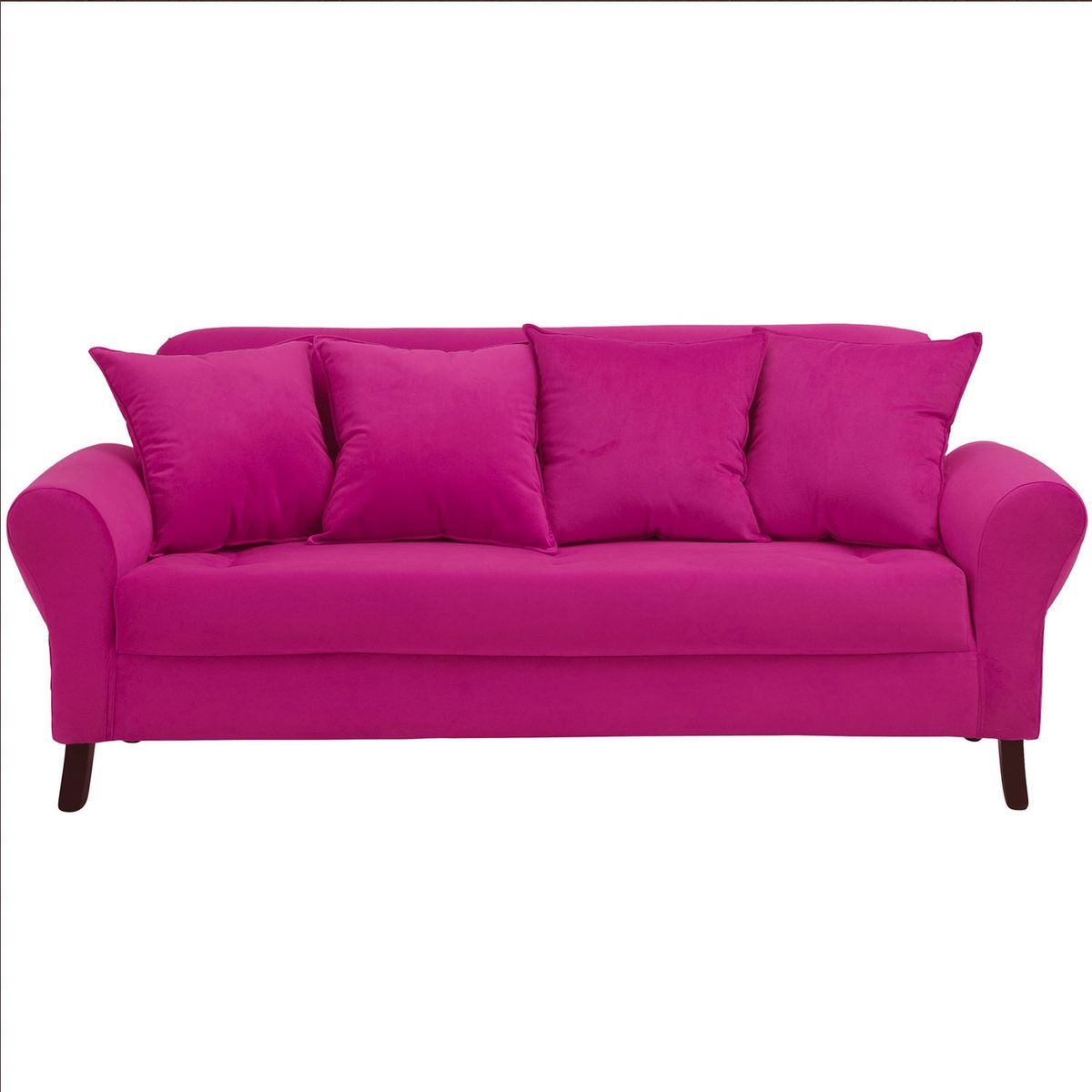 BODEVIR - Sofa Lua 3C Felpa 20 Fucsia