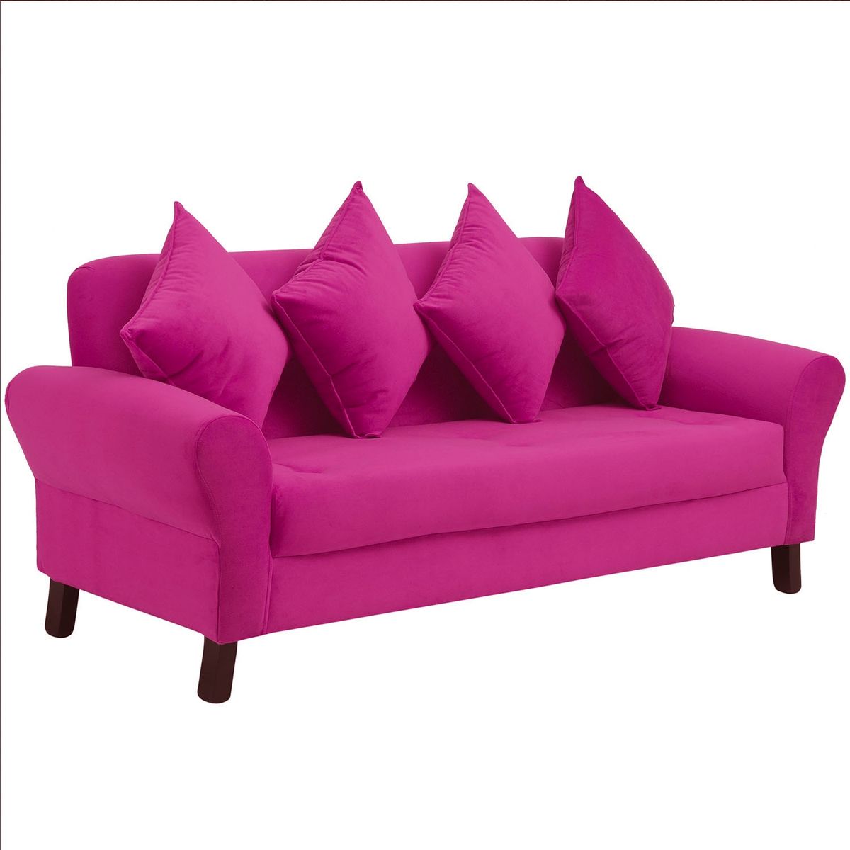 BODEVIR - Sofa Lua 3C Felpa 20 Fucsia