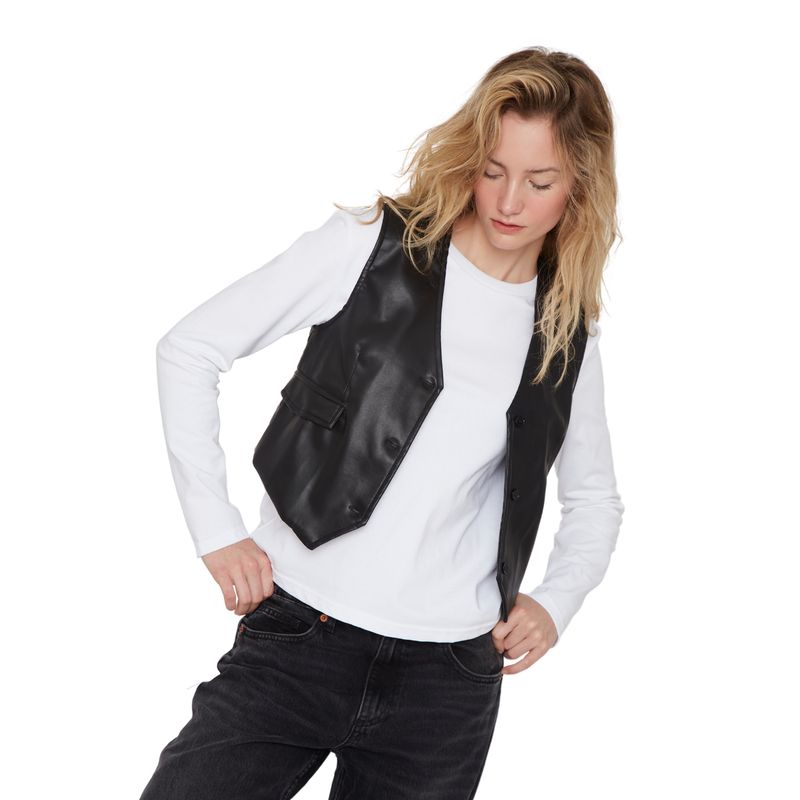 JACINTA TIENDA - Vest Kylie Negro Jacinta Tienda