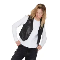 JACINTA TIENDA - Vest Kylie Negro