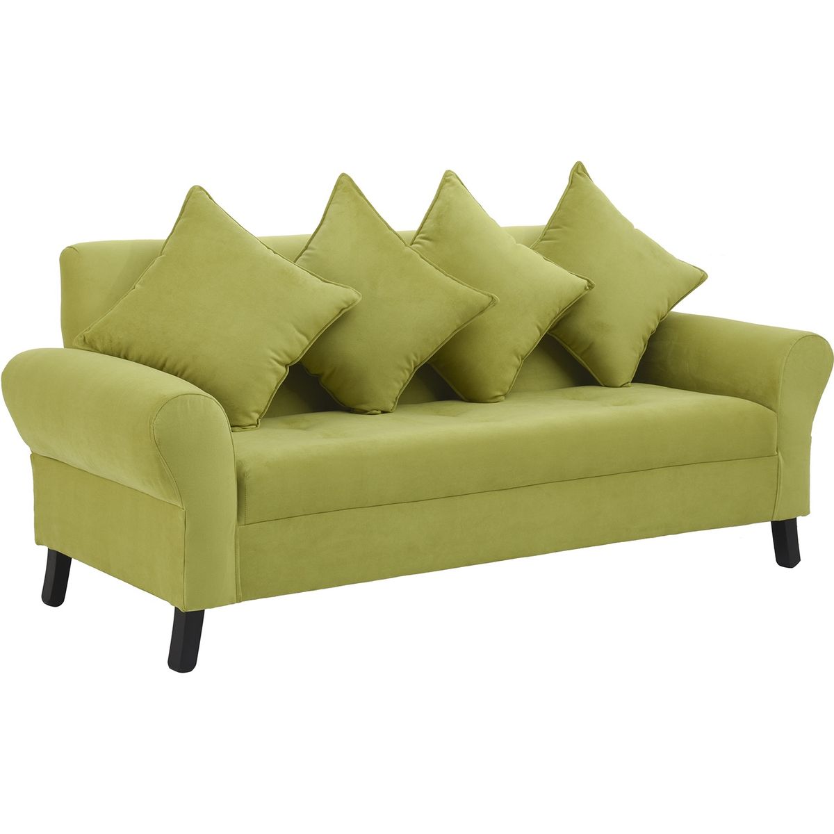 BODEVIR - Sofa Lua 3C Felpa 20 Pistacho