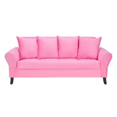 BODEVIR - Sofa Lua 3C Felpa 20 Rosado