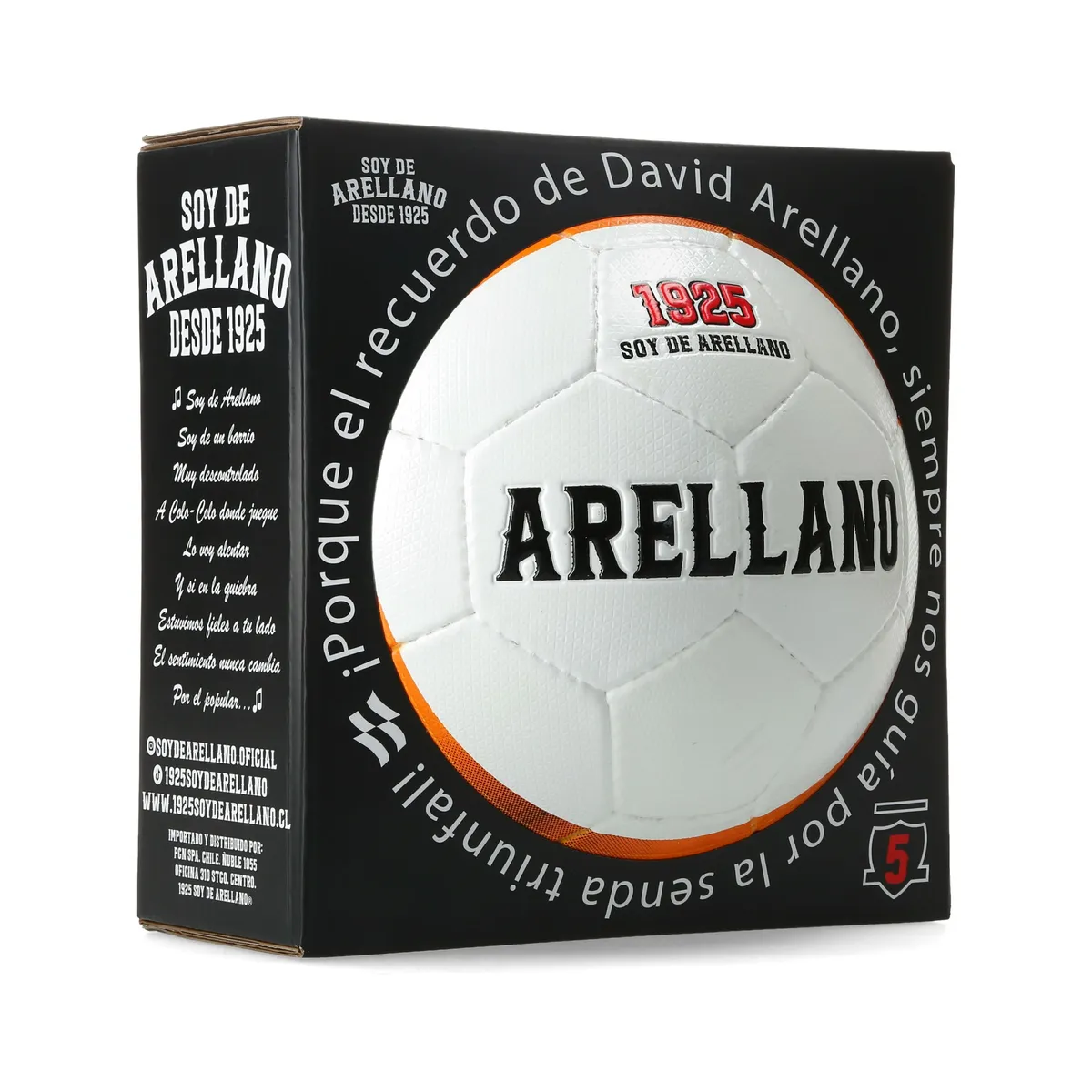 1925 SOY DE ARELLANO - Balón De Fútbol Soy De Arellano 1925 Colo Colo Original M5