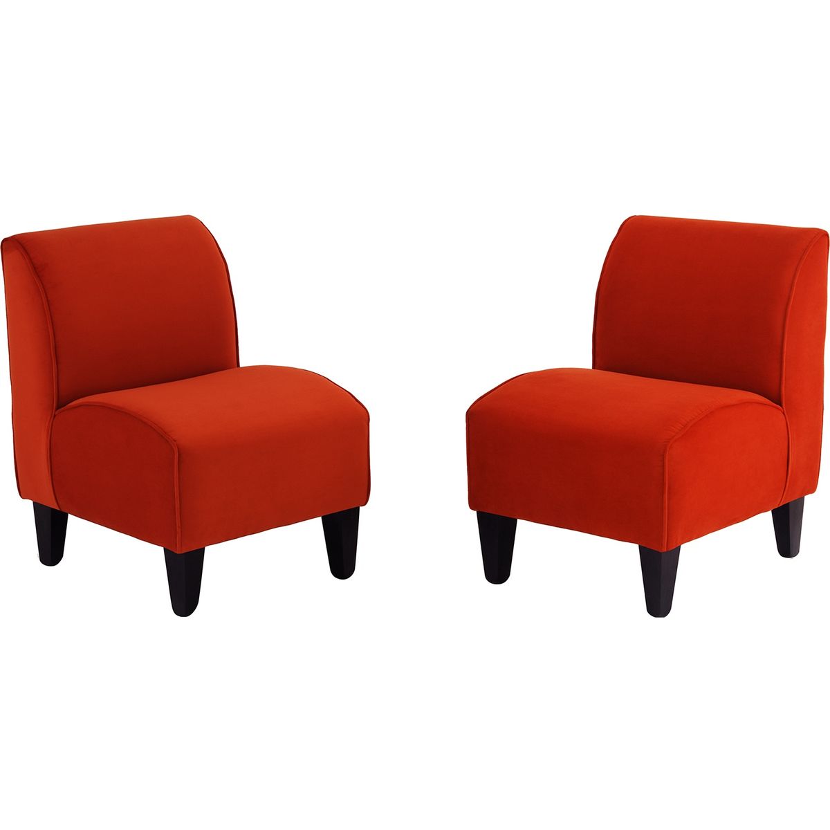 BODEVIR - Sofa Lua 3C+2 Poltronas Felpa 20 Rojo