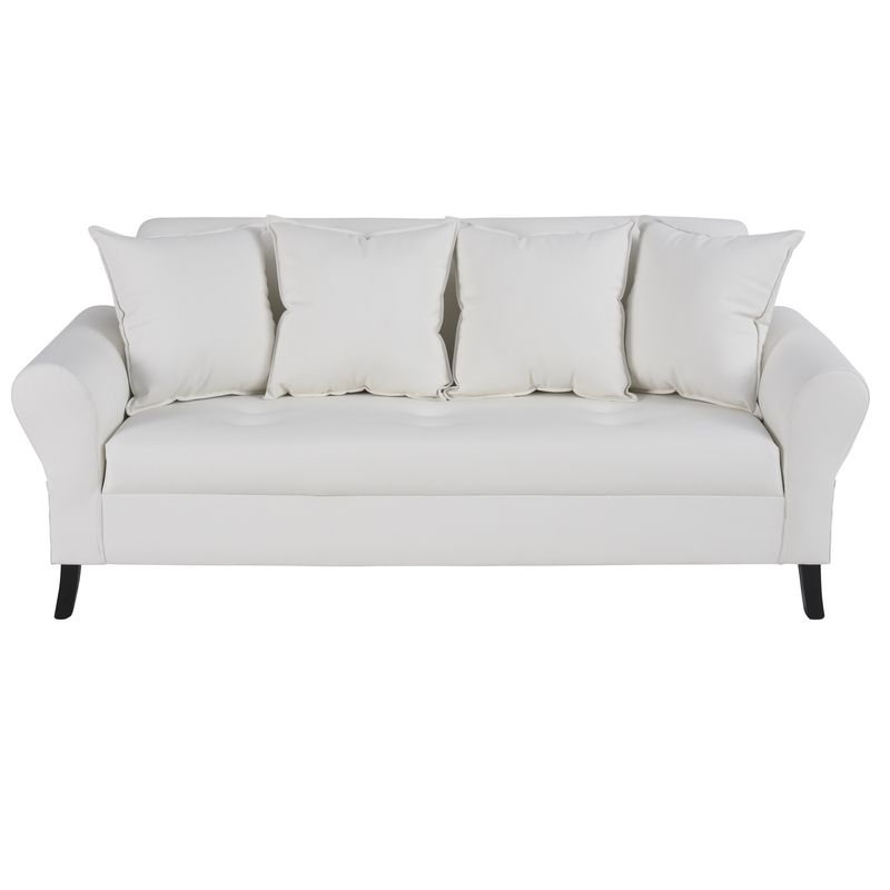 BODEVIR - Sofa Lua 3C PU 20 Blanco