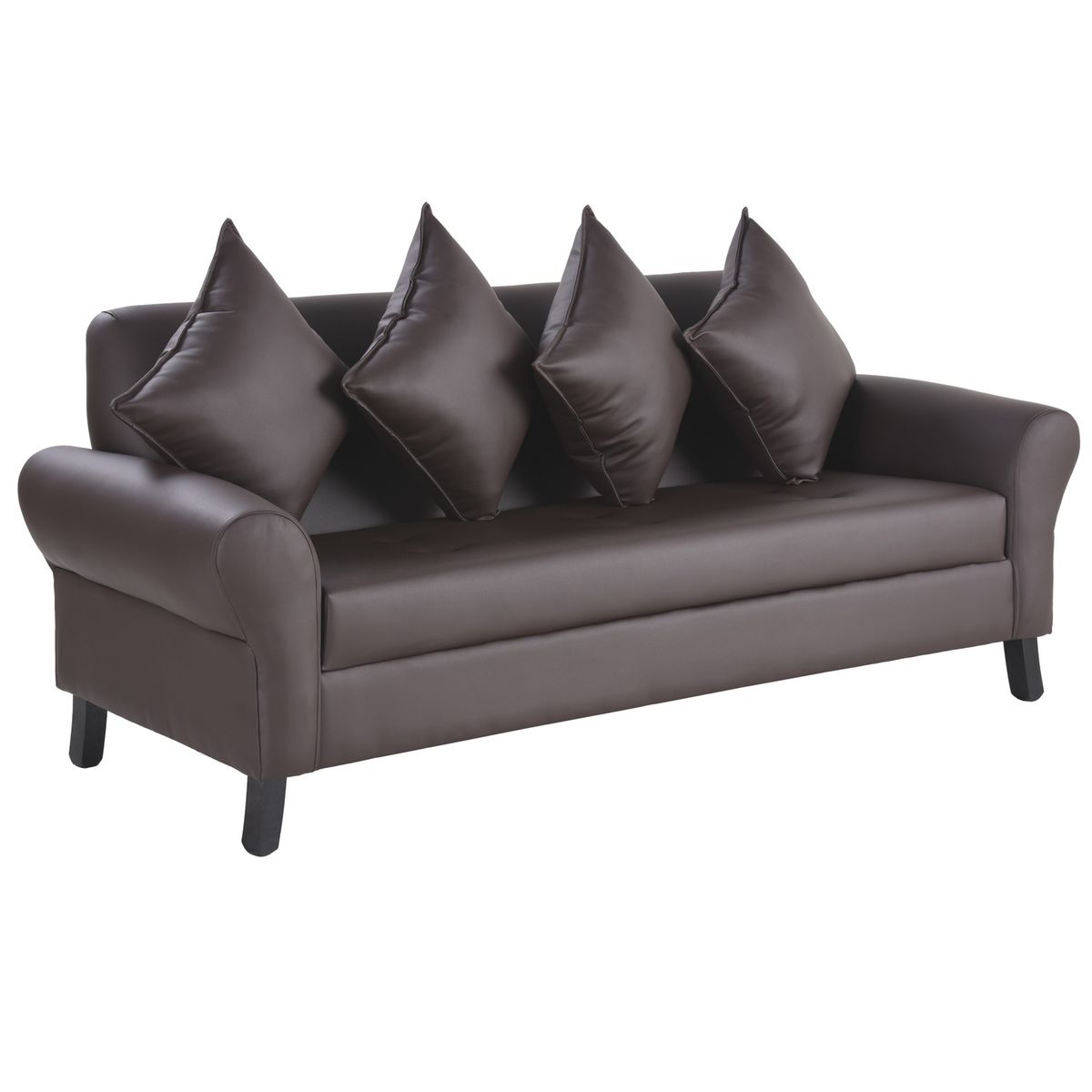 BODEVIR - Sofa Lua 3C PU 20 Chocolate