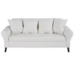 BODEVIR - Sofa Lua 3C+2 Pouf PU 20 Blanco