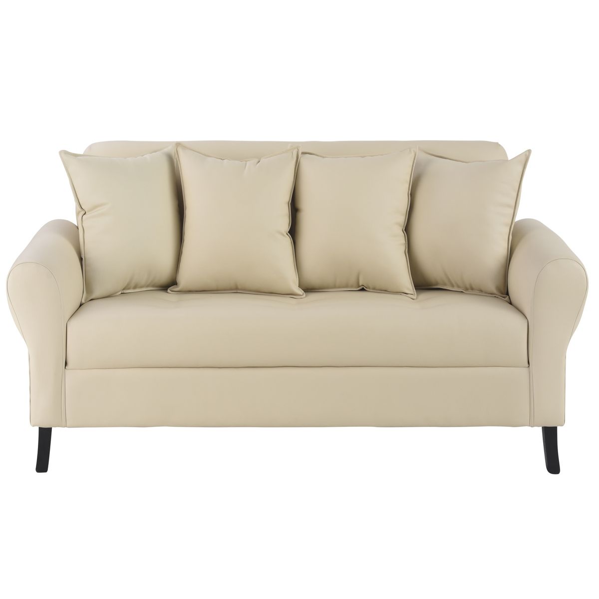 BODEVIR - Sofa Lua 3C+2 Poltronas PU 20 Beige