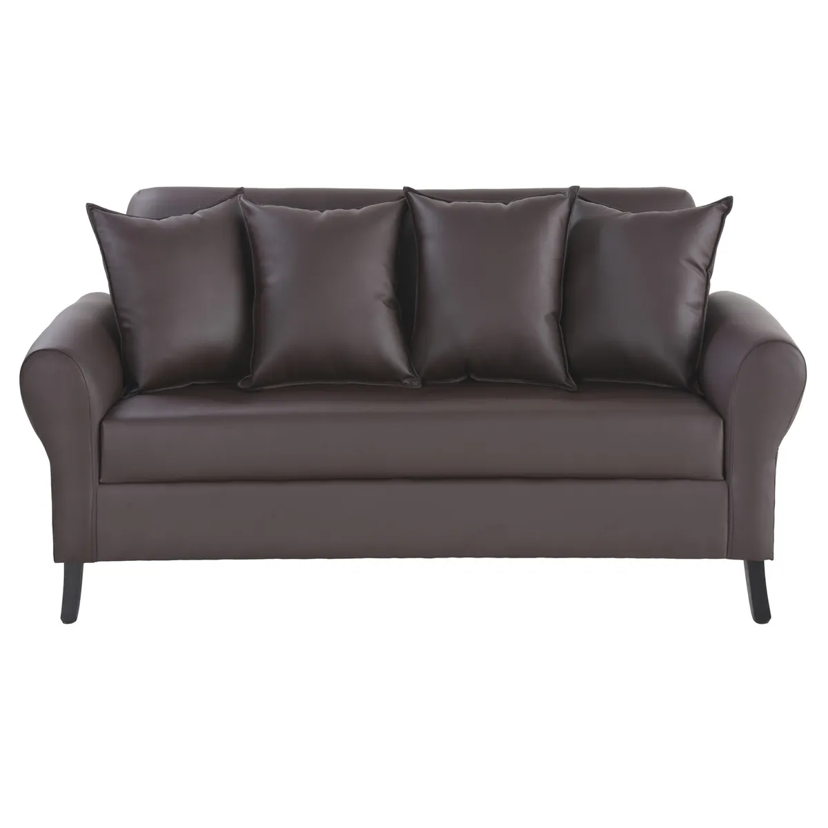 BODEVIR - Sofa Lua 3C+2 Poltronas PU 20 Chocolate