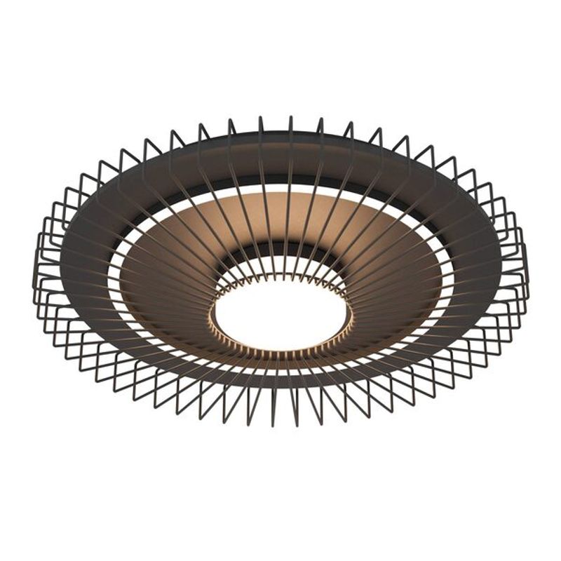 EGLO - Lámpara de Techo Badaleos Acero Negro Led 12W IP20 Cod39799