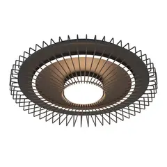 EGLO - Lámpara de Techo Badaleos Acero Negro Led 12W IP20 Cod39799