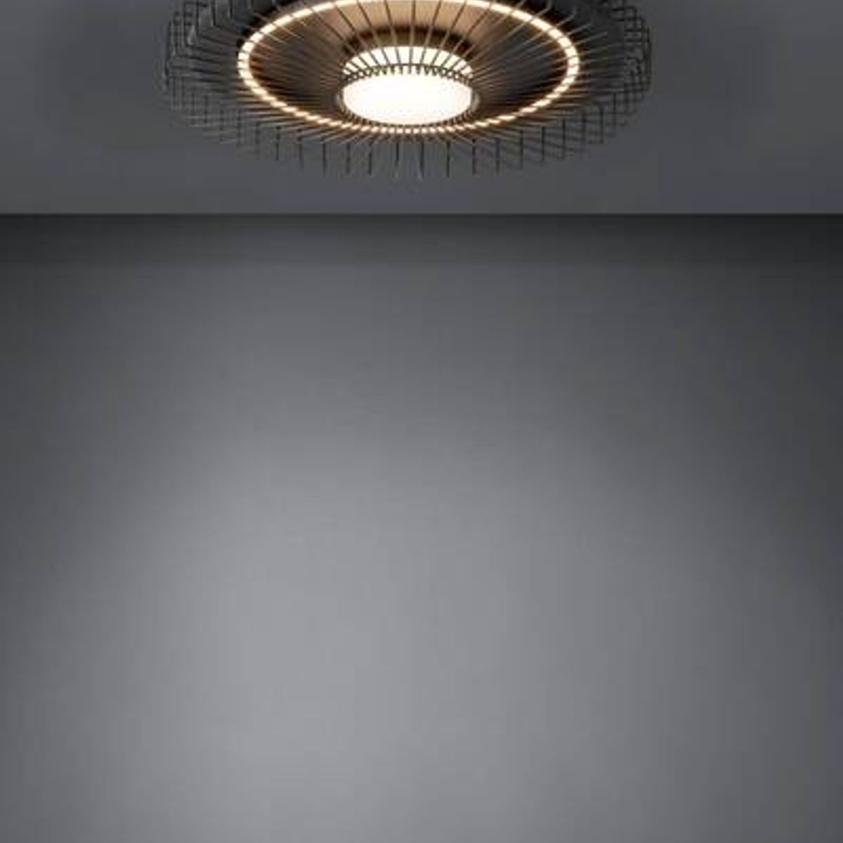 EGLO - Lámpara de Techo Badaleos Acero Negro Led 12W IP20 Cod39799