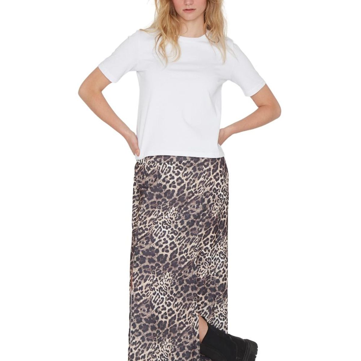 JACINTA TIENDA - Falda Jane midi leopard print Jacinta Tienda