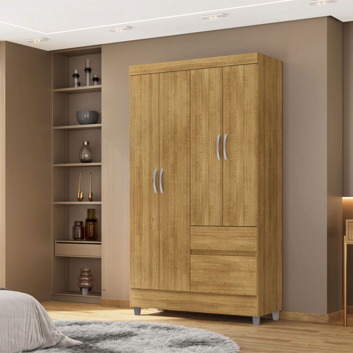 JDO & DESIGN - CLOSET 4P 2C IDEAL NATURE