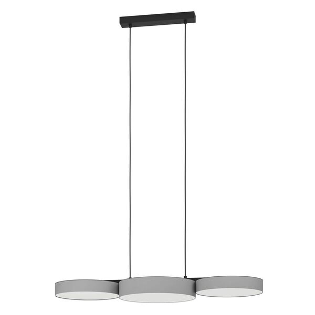 EGLO - Lámpara Colgante Barbano Acero Negro Led 3X8W IP20 Cod900856