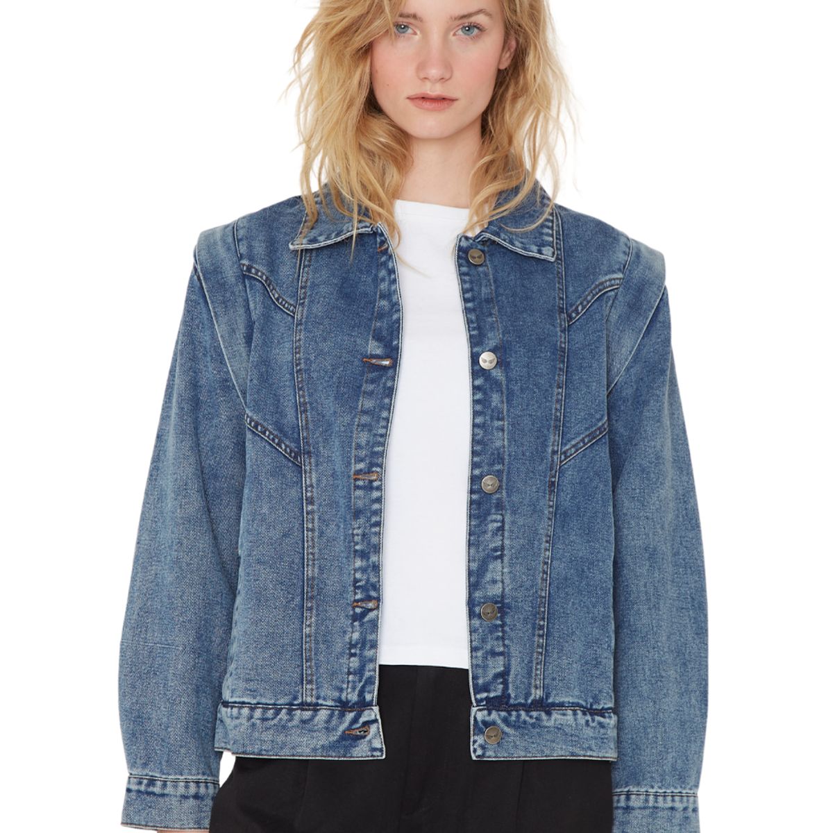 JACINTA TIENDA - Chaqueta Siena Azul Jacinta Tienda