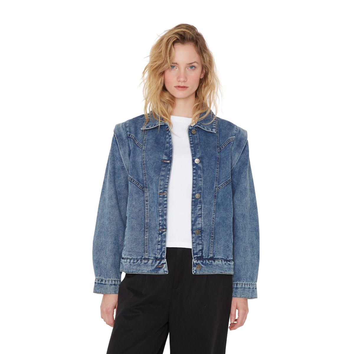 JACINTA TIENDA - Chaqueta Siena Azul Jacinta Tienda